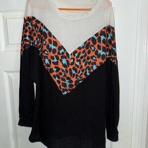 Stylish Women's Leopard Print Top